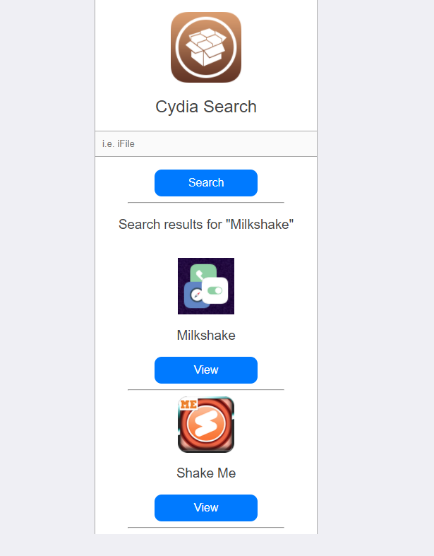 Cydia Search Tool - Download Cydia Tweaks on PC