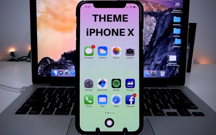Theme Iphone X without Jailbreak