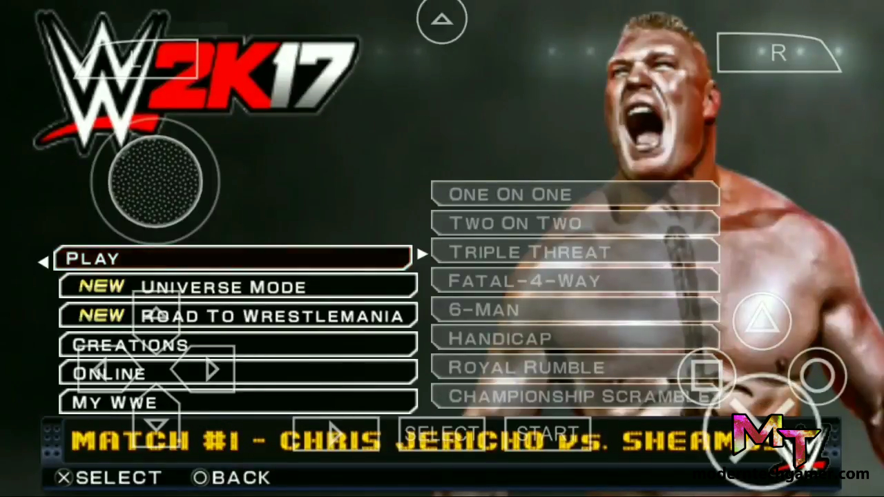 WWE 2k17 Apk Data +OBB