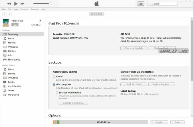 Downgrade iOS 12.0 to iOS 11: