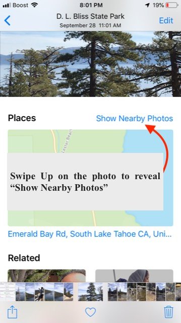 Find NearBy Photos of Anyone in iOS 12: