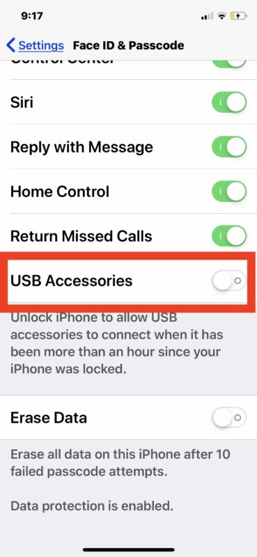 Fix “Unlock iPhone to Use Accessories”
