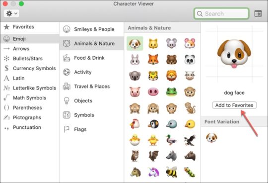 Use Favorite Emojis & Symbols in Mail on Mac 2019