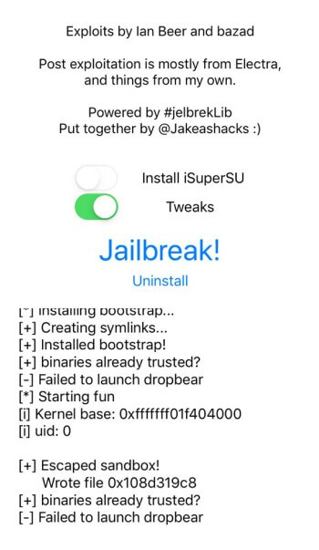 Download and Install rootlessJB jailbreak for iOS 12-12.1.2 2019: 