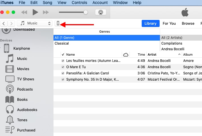 Transfer/copy Music from Your Mac to Your New iPhone: