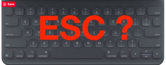 Type the Escape Key on iPad Keyboard (Cool Trick ) 2019